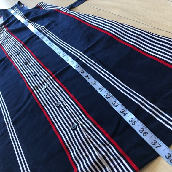 Tommy Hilfiger Sleeveless Button Up Dress in Navy Size S - Picture 11 of 14